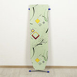 Доска гладильная «Эконом», 106,5×29 см, ДСП, два положения высоты (70,80 см), рисунок МИКС, фото 8