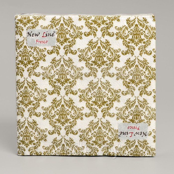 Салфетки бумажные New Line FRESCO Барокко 2-слоя 20 листов 33*33 4807919