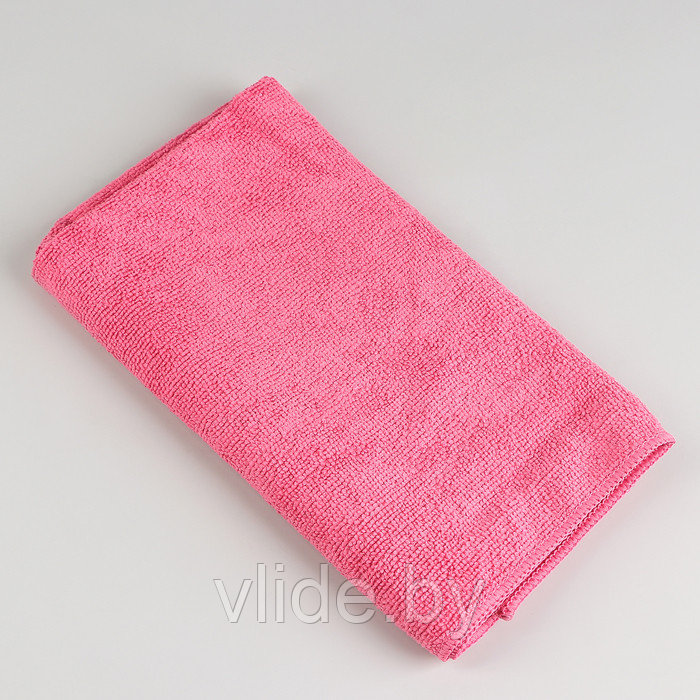 Салфетка из микрофибры Dora Pro «Для пола», 50×60 см, цвет розовый - фото 4 - id-p141295967