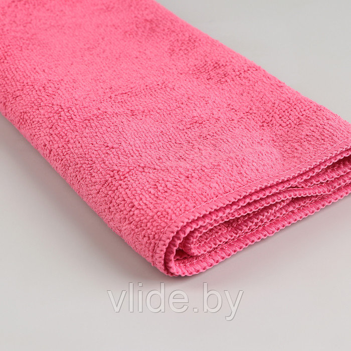 Салфетка из микрофибры Dora Pro «Для пола», 50×60 см, цвет розовый - фото 5 - id-p141295967