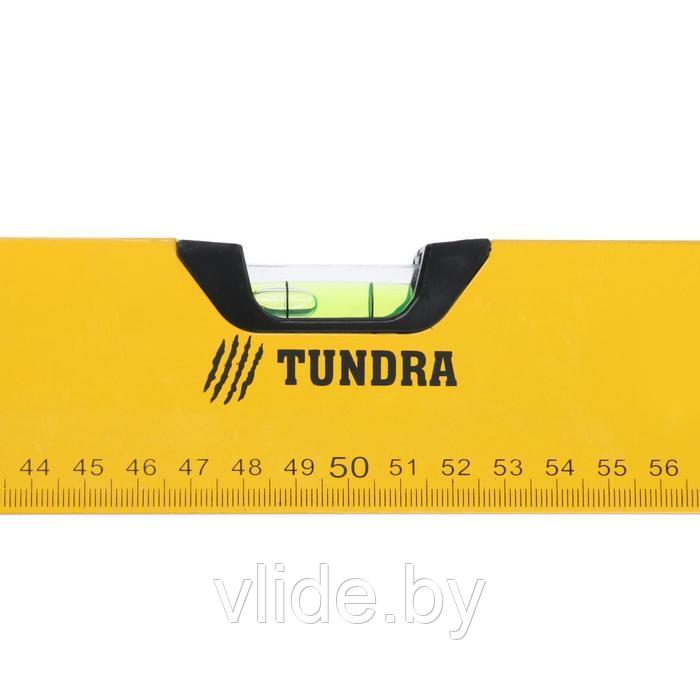 Уровень алюминиевый магнитный TUNDRA, эргономичные ручки, 3 глазка, 1000 мм 2964646 - фото 4 - id-p141291978