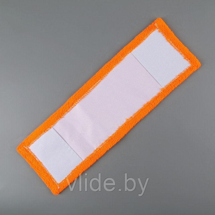 Насадка для плоской швабры 40×10 см, микрофибра, цвет МИКС - фото 2 - id-p141295997