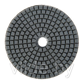 Алмазный гибкий шлифовальный круг TUNDRA, для мокрой шлифовки, 100 мм, BUFF черный 3594930