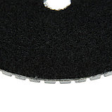 Алмазный гибкий шлифовальный круг TUNDRA, для мокрой шлифовки, 100 мм, BUFF черный 3594930, фото 3