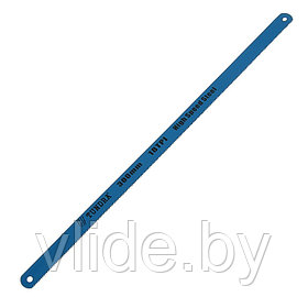 Полотна для ножовки по металлу TUNDRA, 18 TPI, быстрорежующая сталь, зак/зуб, 300 мм, 2 шт 1784612