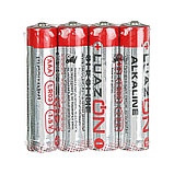 Батарейка алкалиновая LuazON, AAA, LR03, спайка, 4 шт 1647488, фото 2
