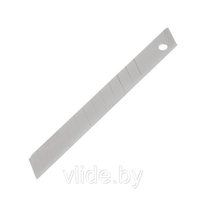 Лезвия для ножей TUNDRA, сегментированные, 9 х 0.4 мм, 1 контейнер по 10 лезвий. 1006515 - фото 2 - id-p141292506