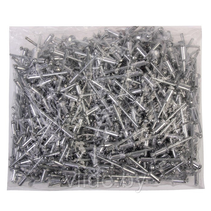 Заклёпки вытяжные TUNDRA krep, алюминий-сталь, 4.8 х 12 мм, в пакете 500 шт. 2502526 - фото 1 - id-p141292597