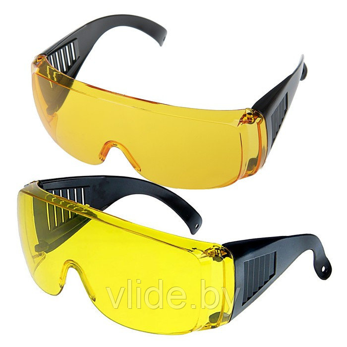 Очки защитные "Дельта", с поликарбонатными линзами, желтые 2570017 - фото 1 - id-p141292676