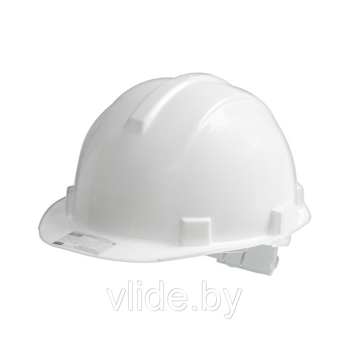 Каска защитная TUNDRA, для строительно-монтажных работ, с текстильным оголовьем, белая 4985134