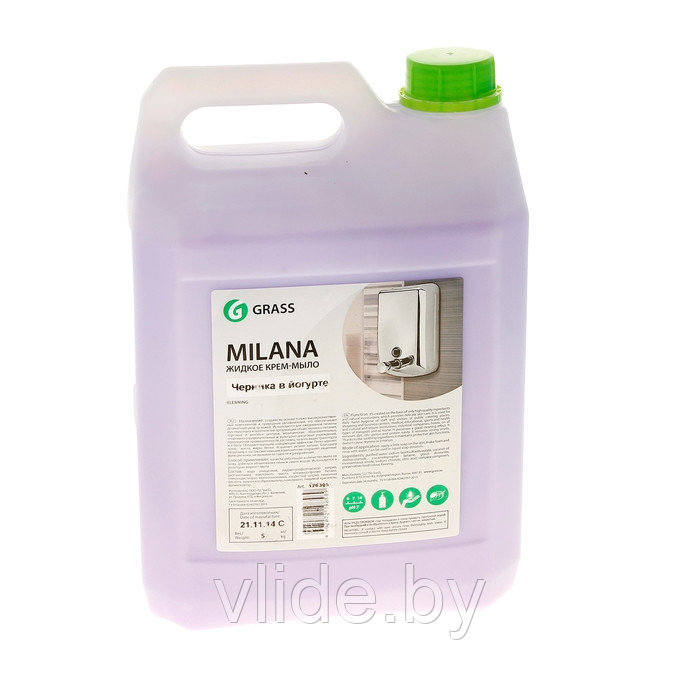 Жидкое крем-мыло Milana, черника в йогурте, 5кг 1056924