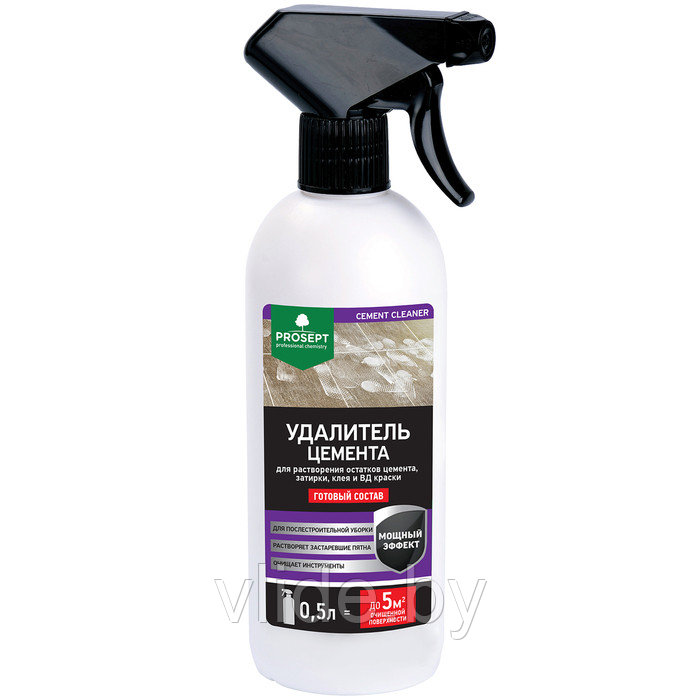 Удалитель цемента Prosept Cement Cleaner, готовый раствор, 0,5л 1348786