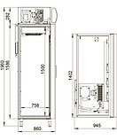 Холодильный шкаф POLAIR DМ114-S (+1...+10), фото 2