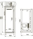 Холодильный шкаф POLAIR DV110-S (-5...+5), фото 2