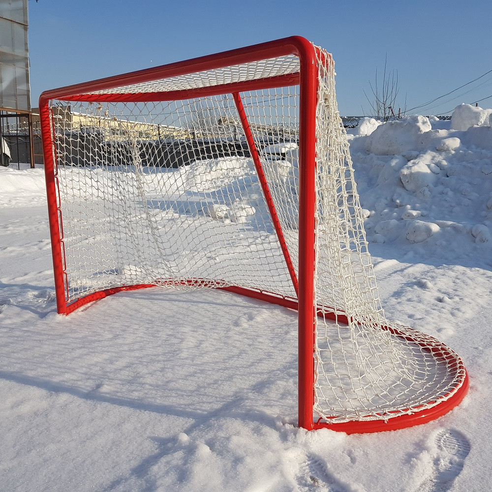 Ворота хоккейные игровые цельносварные на шпильках - фото 2 - id-p38403234