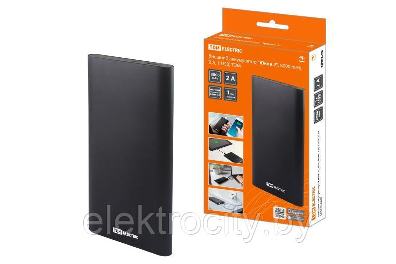 Внешний аккумулятор "Юкон 2", 8000 mAh, 2 А, 1 USB, TDM