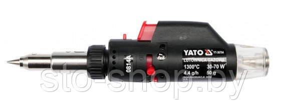 Газовый паяльник мини 30-70W 3 в 1 Yato YT-36704 12мл