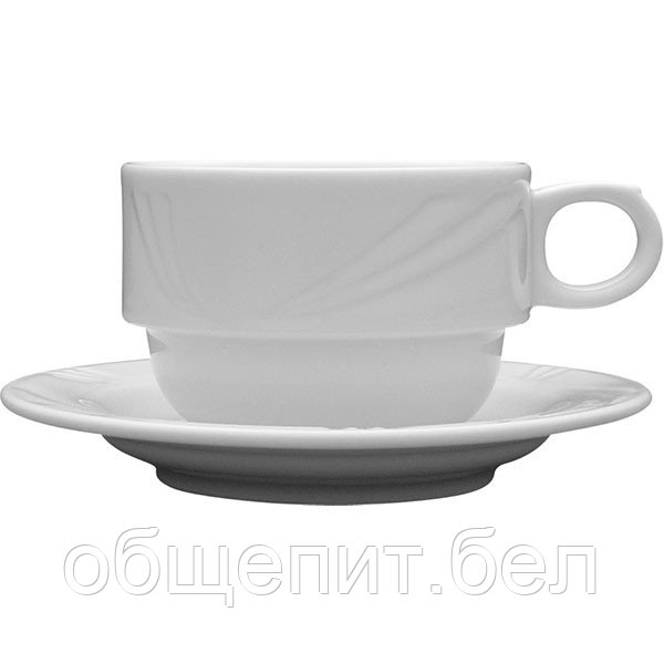 Чашка чайная «Аркадия»; фарфор; 210 мл - фото 1 - id-p141371716