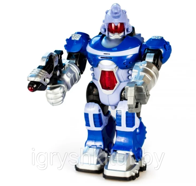 Интерактивный робот "БЛАСТ" синий, свет, звук, ходит, арт.ZYC-0752-3 - фото 1 - id-p141391140