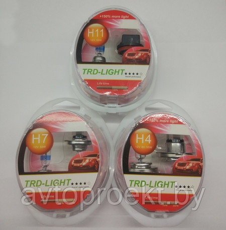Комплект галогенных ламп TRD Intensive+150% 55W - фото 1 - id-p141391364