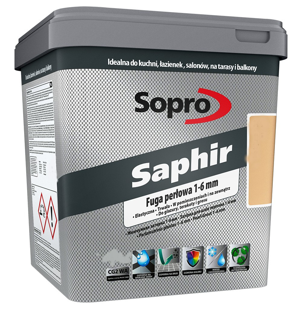Фуга Sopro Saphir 5 (1-5 мм) 2 кг - фото 1 - id-p54450219