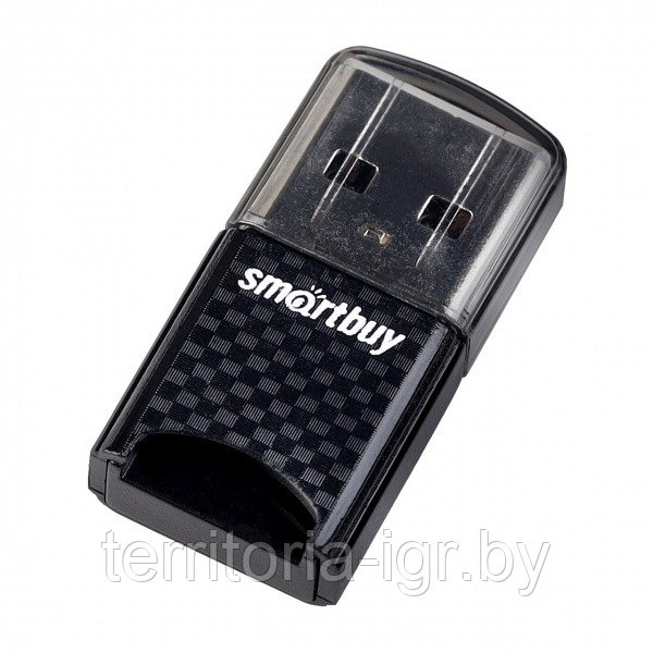 Картридер MicroSD USB 3.0 SBR-3120 черный Smartbuy - фото 2 - id-p141404745