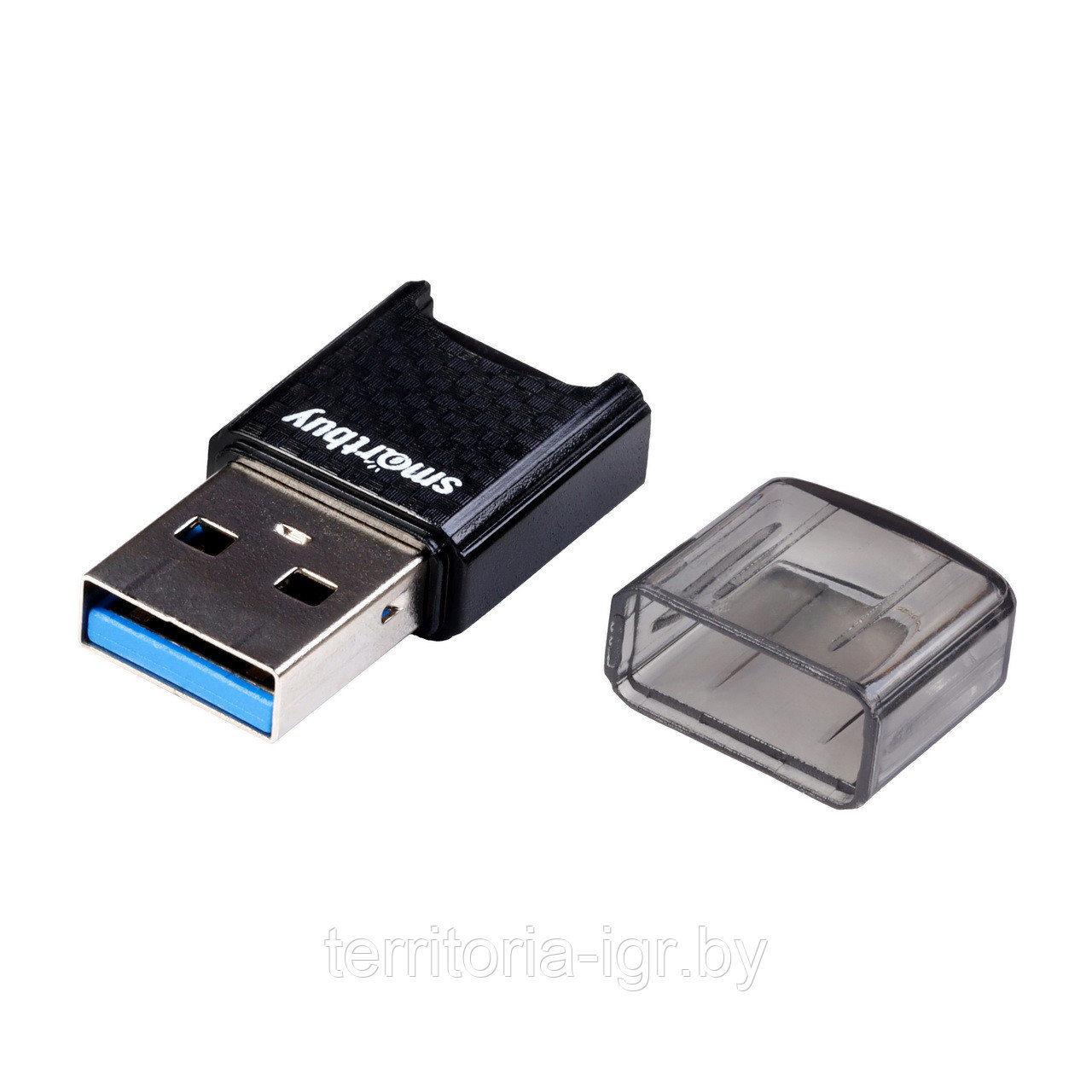 Картридер MicroSD USB 3.0 SBR-3120 черный Smartbuy - фото 3 - id-p141404745