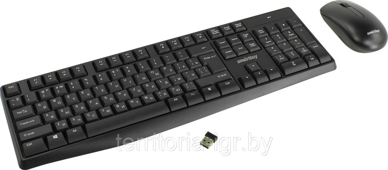 Беспроводной набор клавиатура+мышь SBC-207295AG-K черный Smartbuy