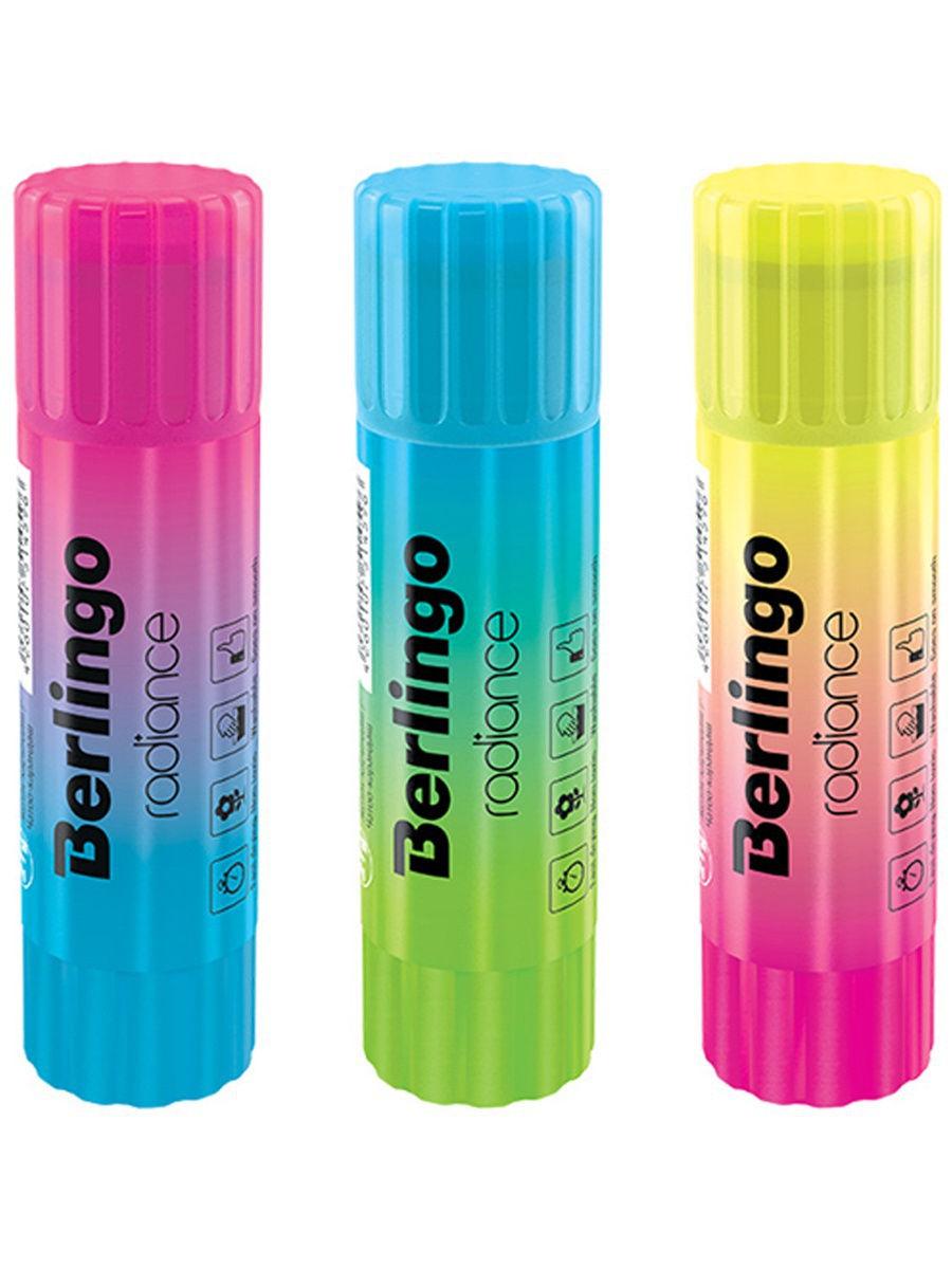 Клей-карандаш Berlingo Radiance 21 г, ассорти - фото 1 - id-p135388447