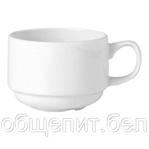 Чашка чайная «Симплисити Вайт»; фарфор; 285 мл - фото 1 - id-p141431637