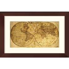 FP0883 декор World Map 40x60см с петл. для навески