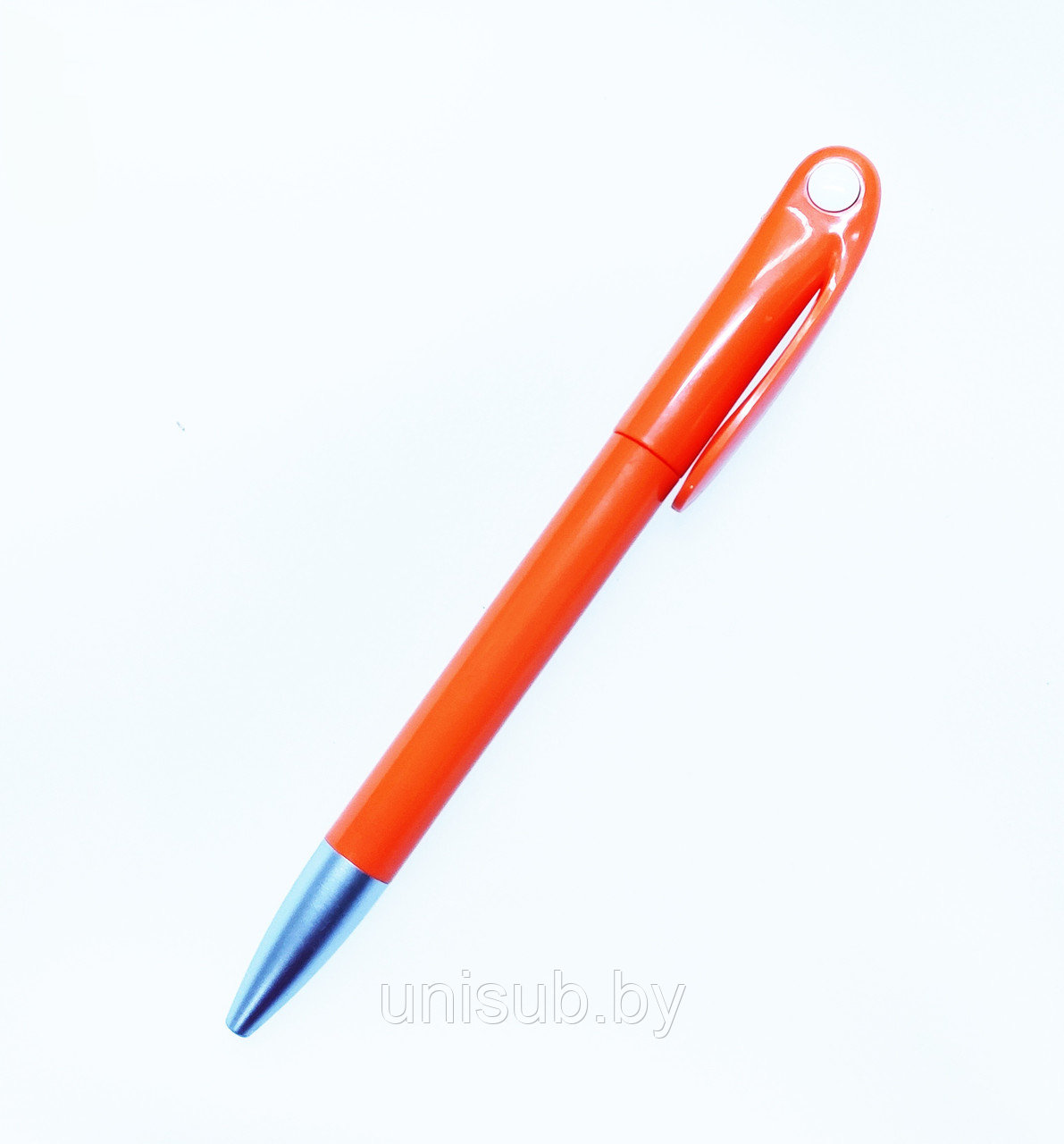 Ручка пластик для термотрансфера, оранжевая