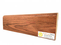 Плинтус напольный МДФ Teckwood Цветной 75 мм, Ясный орех (Bright Walnut)