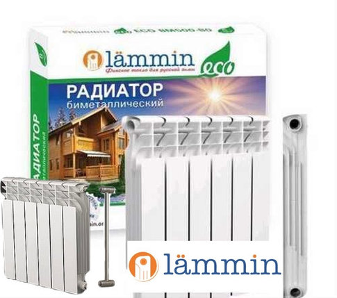 Биметаллические радиаторы Lammin 500*80, фото 2