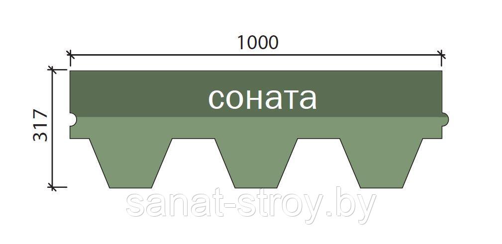 Гибкая однослойная черепица SHINGLAS Финская, Соната Коричневый - фото 2 - id-p95317669