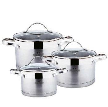 BC-2063 Набор посуды, 6пр из нержавеющей стали BELLA CUCINA