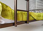 Двухъярусная кровать Валерия-DD (90х200) (КОРИЧНЕВЫЙ БАРХАТ), фото 5