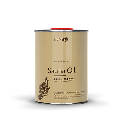 Масло для полков (древесины) в банях Elcon Sauna Oil (1л), фото 2