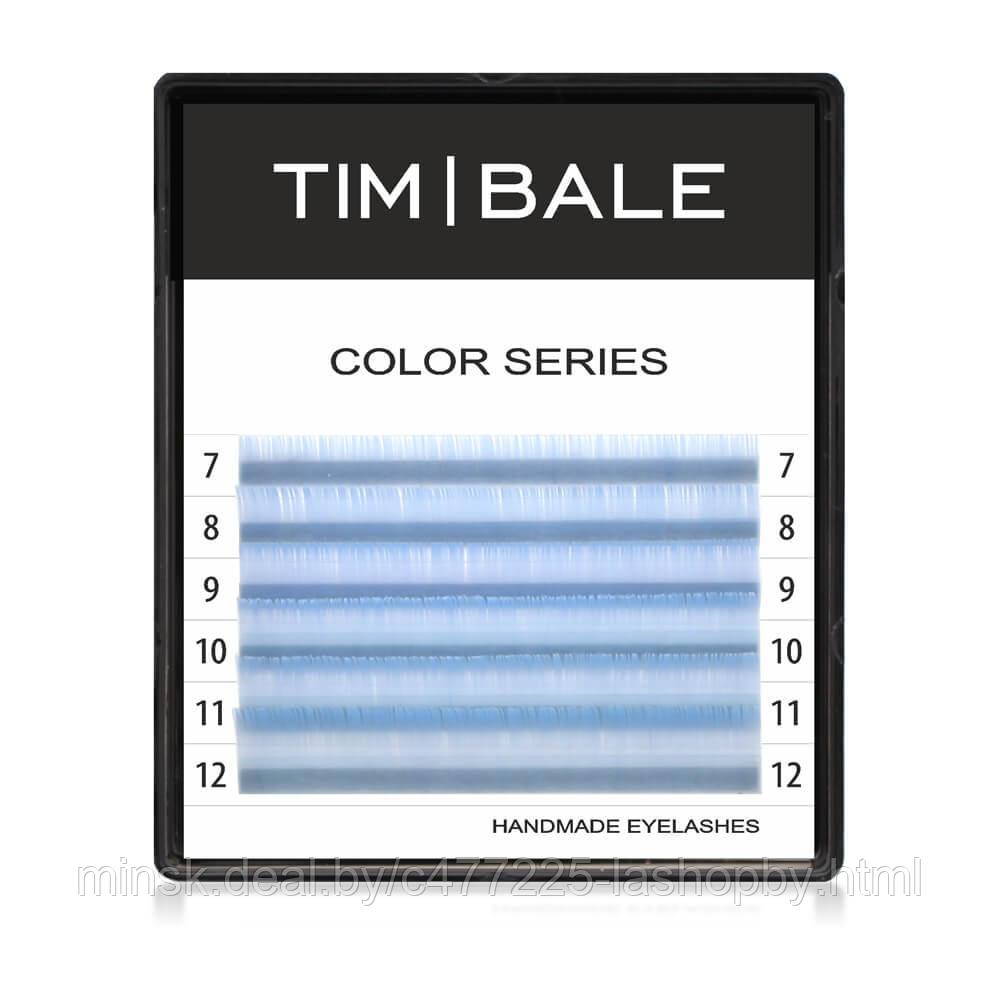 Ресницы цветные TimBale Azure, 6 линий, MIX 7-12