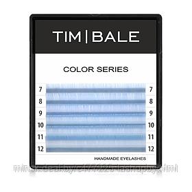Ресницы цветные TimBale Azure, 6 линий, MIX 7-12
