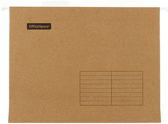 Папка подвесная для картотек OfficeSpace 315*240 мм, 345 мм, светло-коричневая