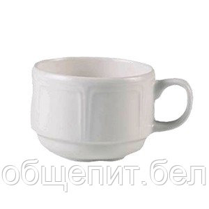 Чашка чайная «Торино вайт»; фарфор; 212 мл - фото 1 - id-p141599807