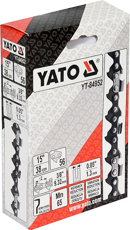Цепь для пил15" 3/8" 56z "Yato" YТ-84952, фото 2