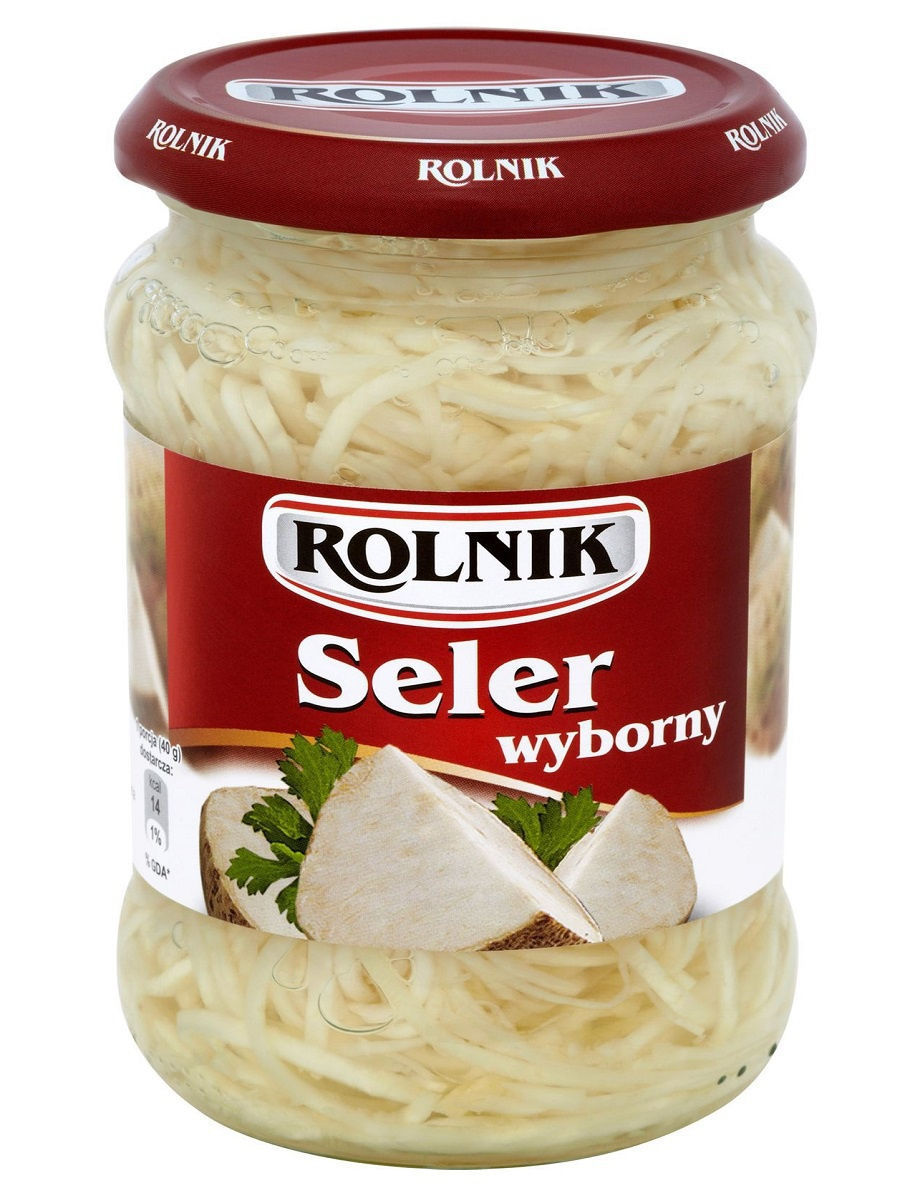 Салат из сельдерея резаного в уксусной заливке 340/180 г Rolnik