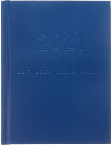 Ежедневник датированный на 2021 год On-Line 110*145 мм, 176 л., «Синяя классика» - фото 1 - id-p134756195
