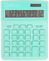 Калькулятор 12-разрядный Citizen Desktor Pro Color SDC-444X бирюзовый