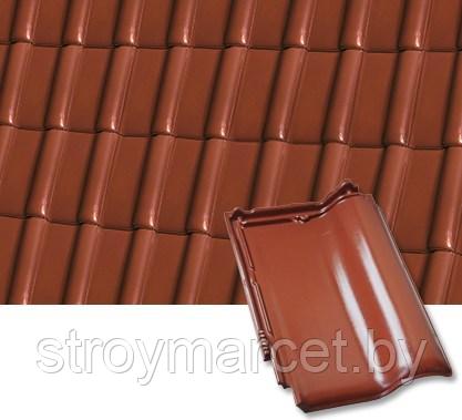 Керамическая черепица Roben Monza Plus Каштановая