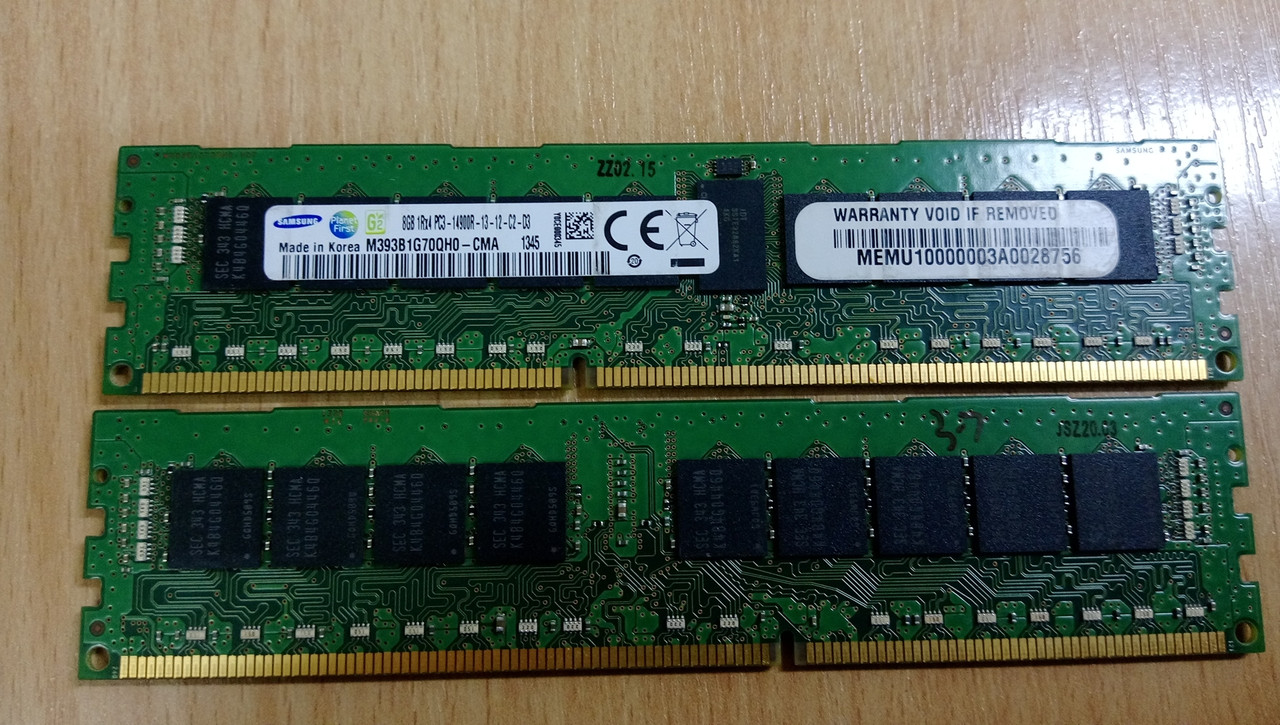 M393B1G70QH0-CMA Оперативная серверная память Samsung DDR3 8GB 1Rx4 1866Mhz ECC REG