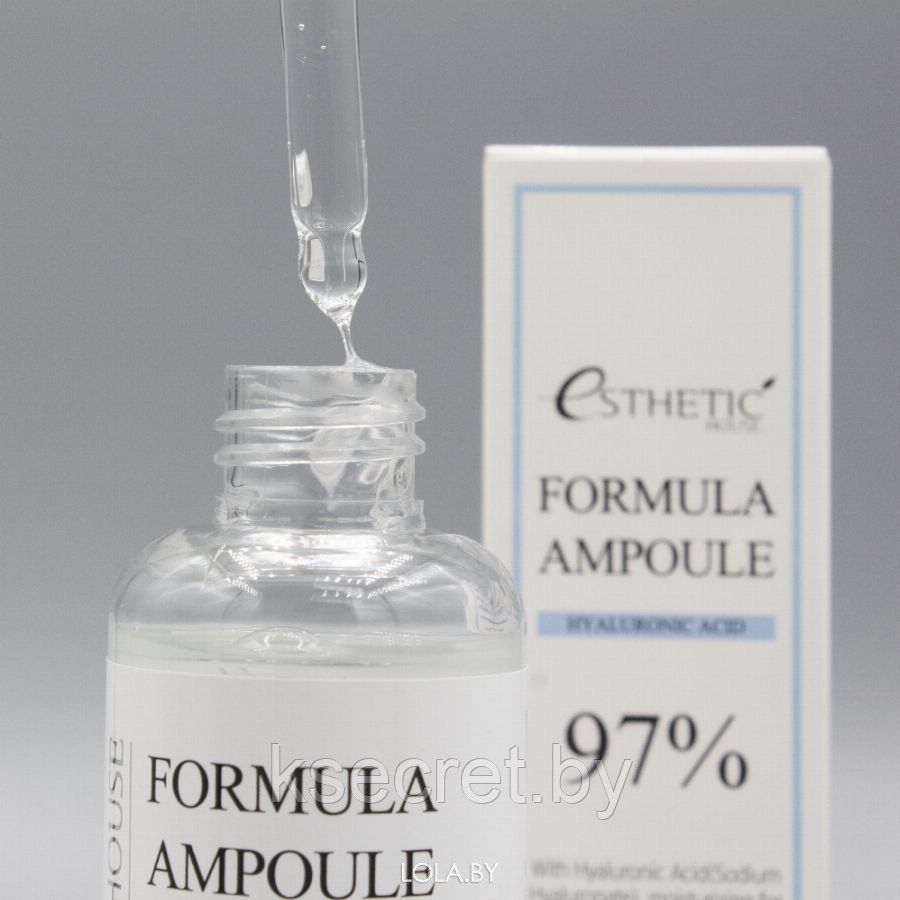 Сыворотка для лица с гиалуроном FORMULA AMPOULE HYALURONIC ACID, 80 мл ESTHETIC HOUSE - фото 2 - id-p141699380