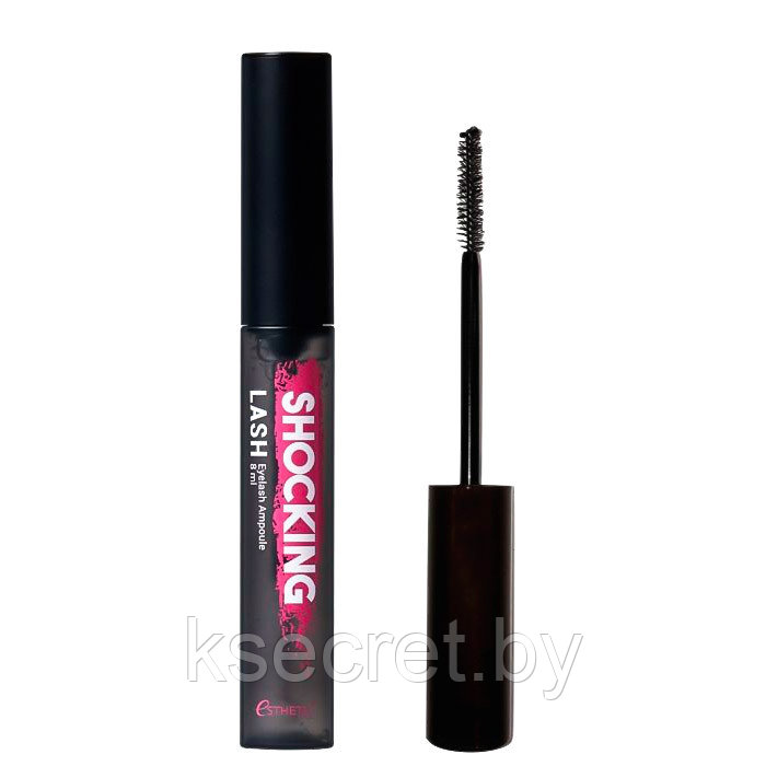 ESTHETIC HOUSE Тушь для ресниц ЧЕРНАЯ SHOCKING CARA VOLUMIZING&LONG MASCARA (REAL BLACK), 8 мл - фото 2 - id-p141704020